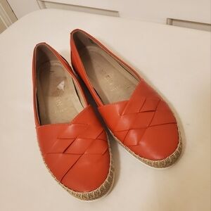 Anne Klein Salmon in Color Espadrille Shoes Size 9.5, Classic, Preppy